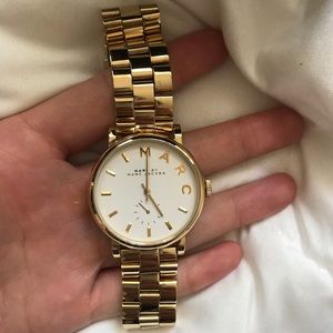 Marc Jacobs Gold Baker Watch